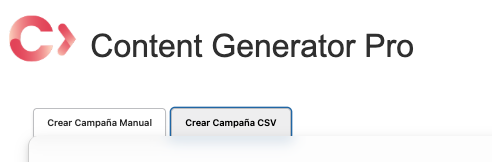 ¿Cómo crear campañas con Content Generator PRO?